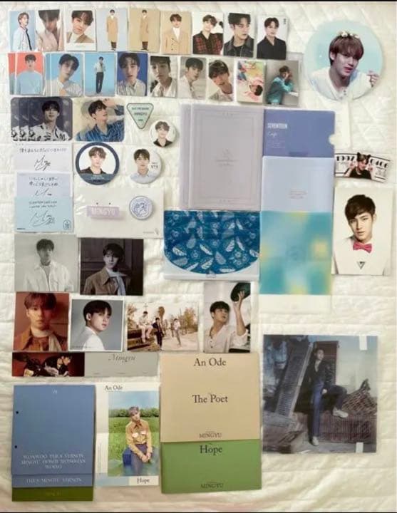 セブチ ミンギュ うちわ トレカ カフェ アクスタ 会場限定 セット まとめ売り