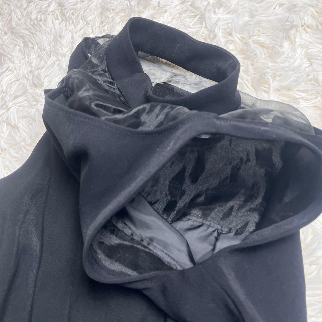 Ameri Vintage アメリ ブラック オールインワンドレス ロング