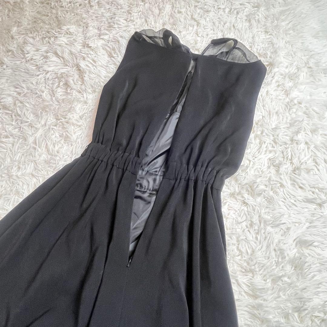 Ameri Vintage アメリ ブラック オールインワンドレス ロング