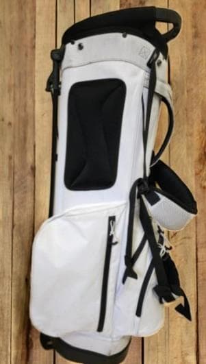 送料無料/美品　INESIS ゴルフ軽量タイプスタンドバッグ ホワイト