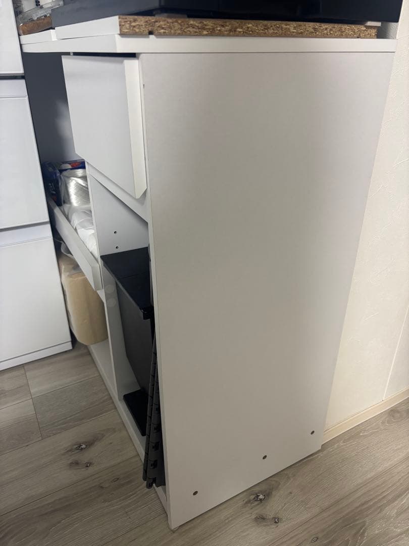 ニトリ伸縮キッチンカウンター幅104〜178cm ホワイト