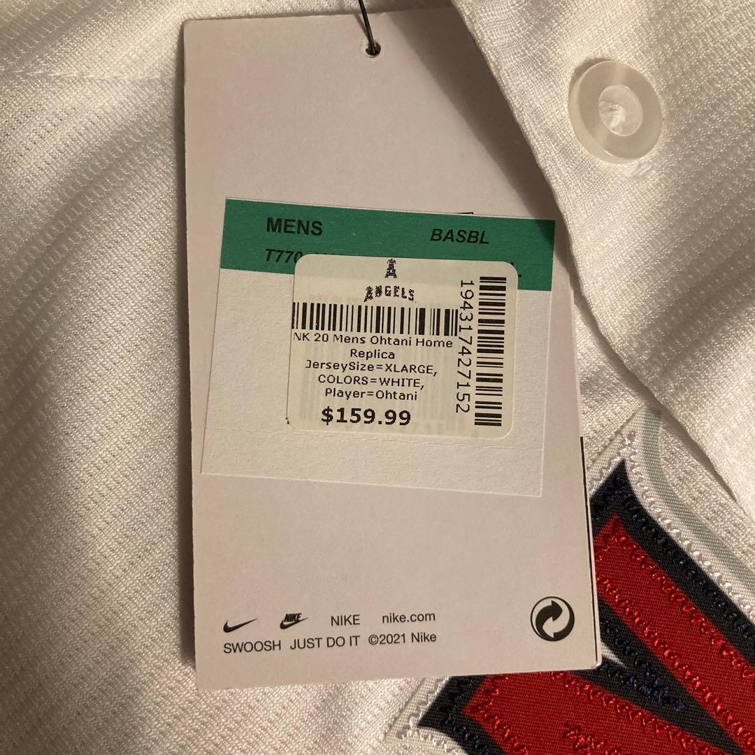 新品 大谷翔平 エンジェルスユニホーム レプリカユニフォーム ナイキ　XL