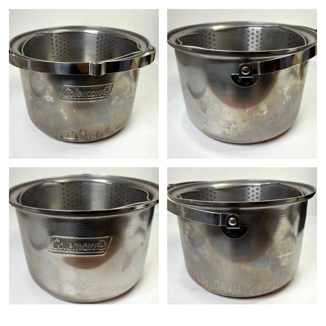コールマン　鍋　フライパン　3点セット 取手取り外し可　コンパクト収納　キャンプ