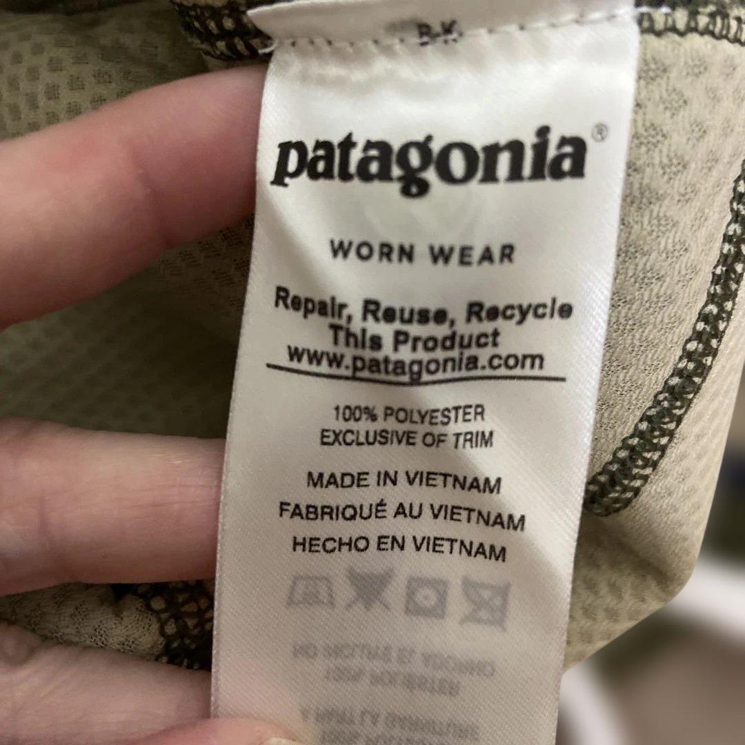 Patagonia フリースベスト オリーブグリーンM