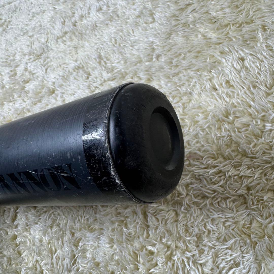 ZETT ブラック キャノン 軟式用 バット FRP製 83cm 700g