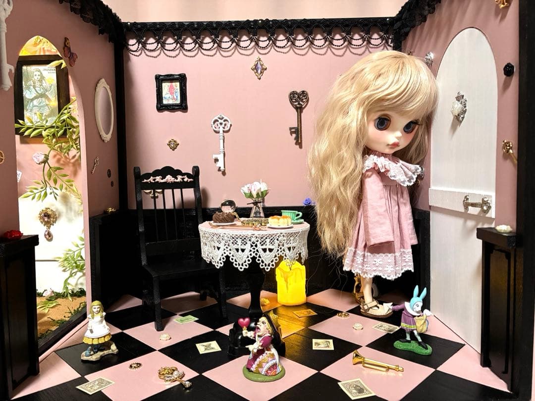 訳あり価格❣️ ドールハウス 木製　#181