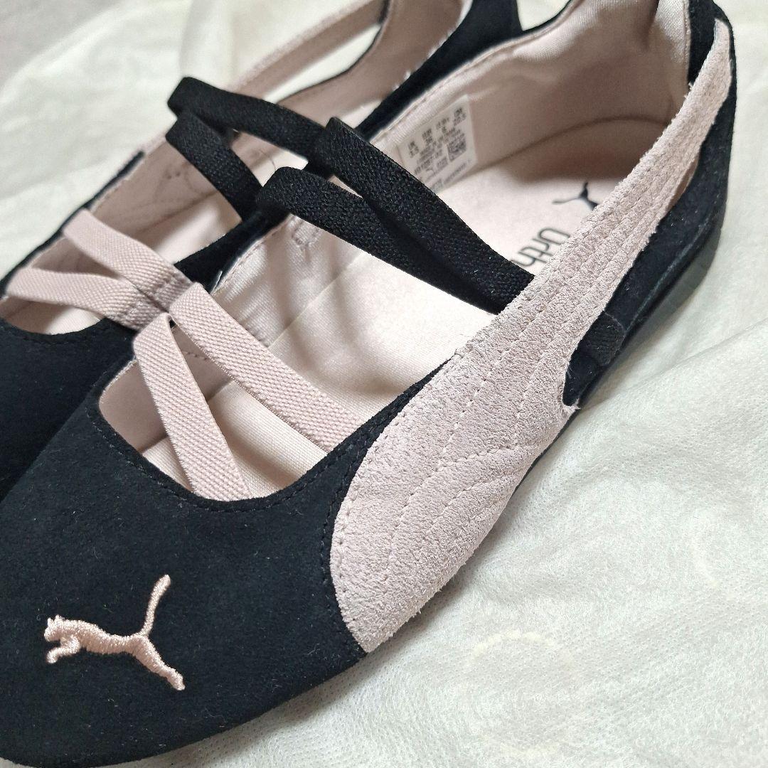 PUMA ウィメンズ SPEEDCAT BALLET　フラット 黒/ピンク