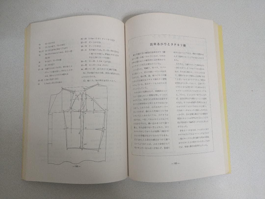 紳士服裁断の基本 磯島定二 著 洋装社 服飾 本
