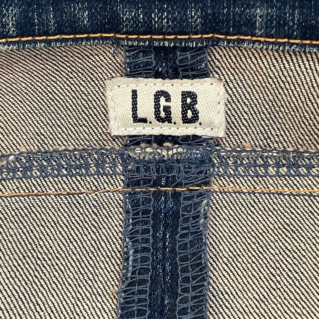 名作　LGB　デニムジャケット　HYDE着用　インディゴ　2way ダメージ加工