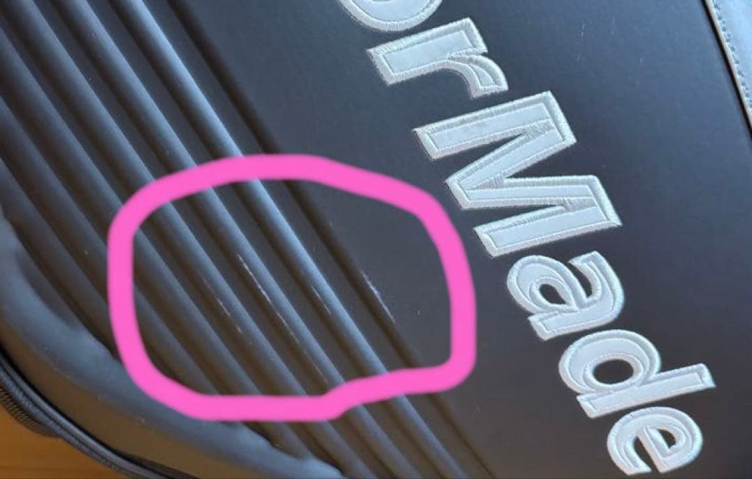 【中古品】TaylorMade キャディバッグ オレンジ