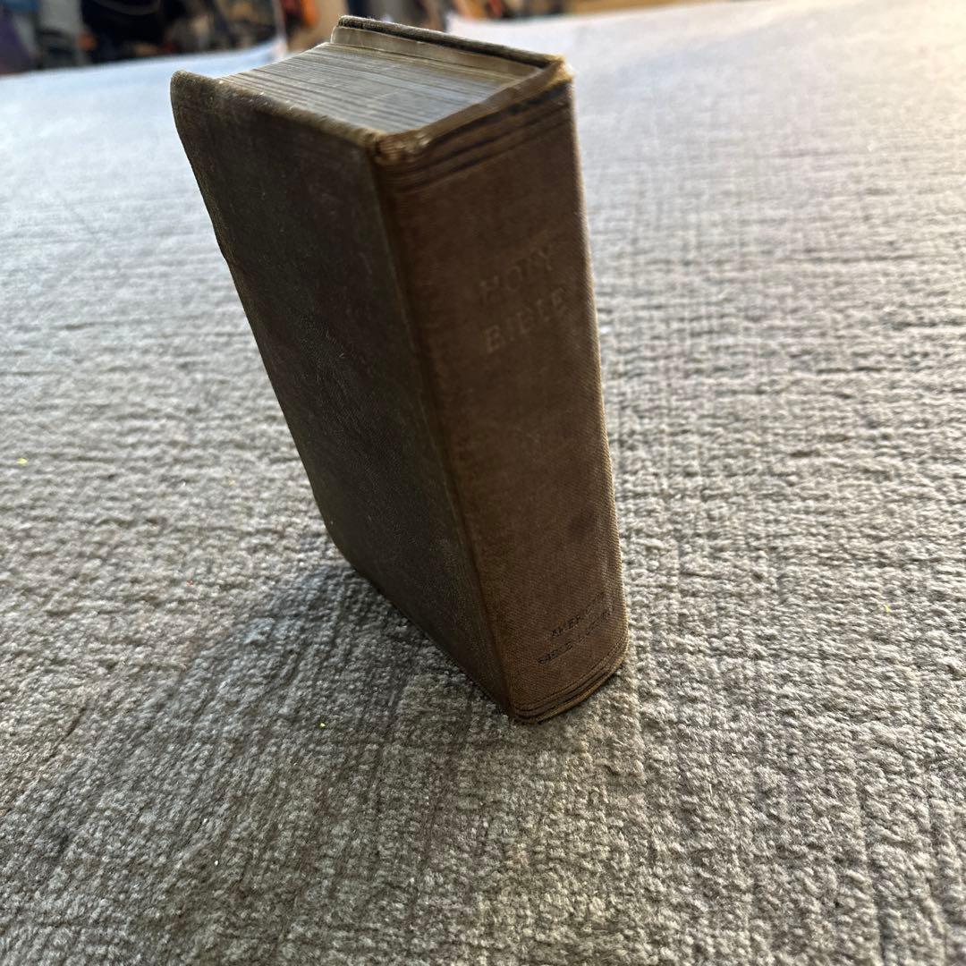 1922年発行 アメリカ 聖書 HOLY BIBLE 洋書 アンティーク
