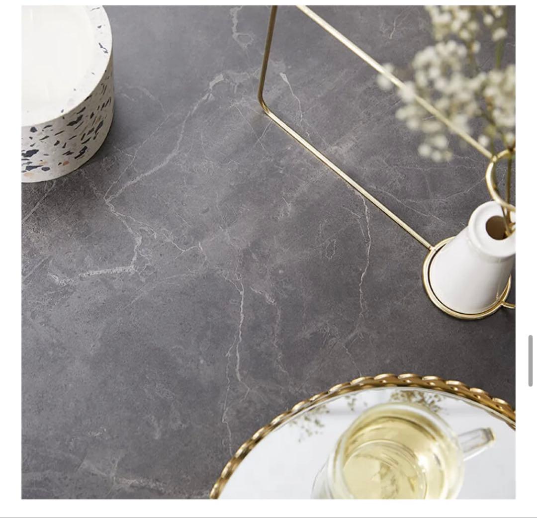 LOWYA ロウヤ　リビングテーブル スチール 大理石柄　2個セット