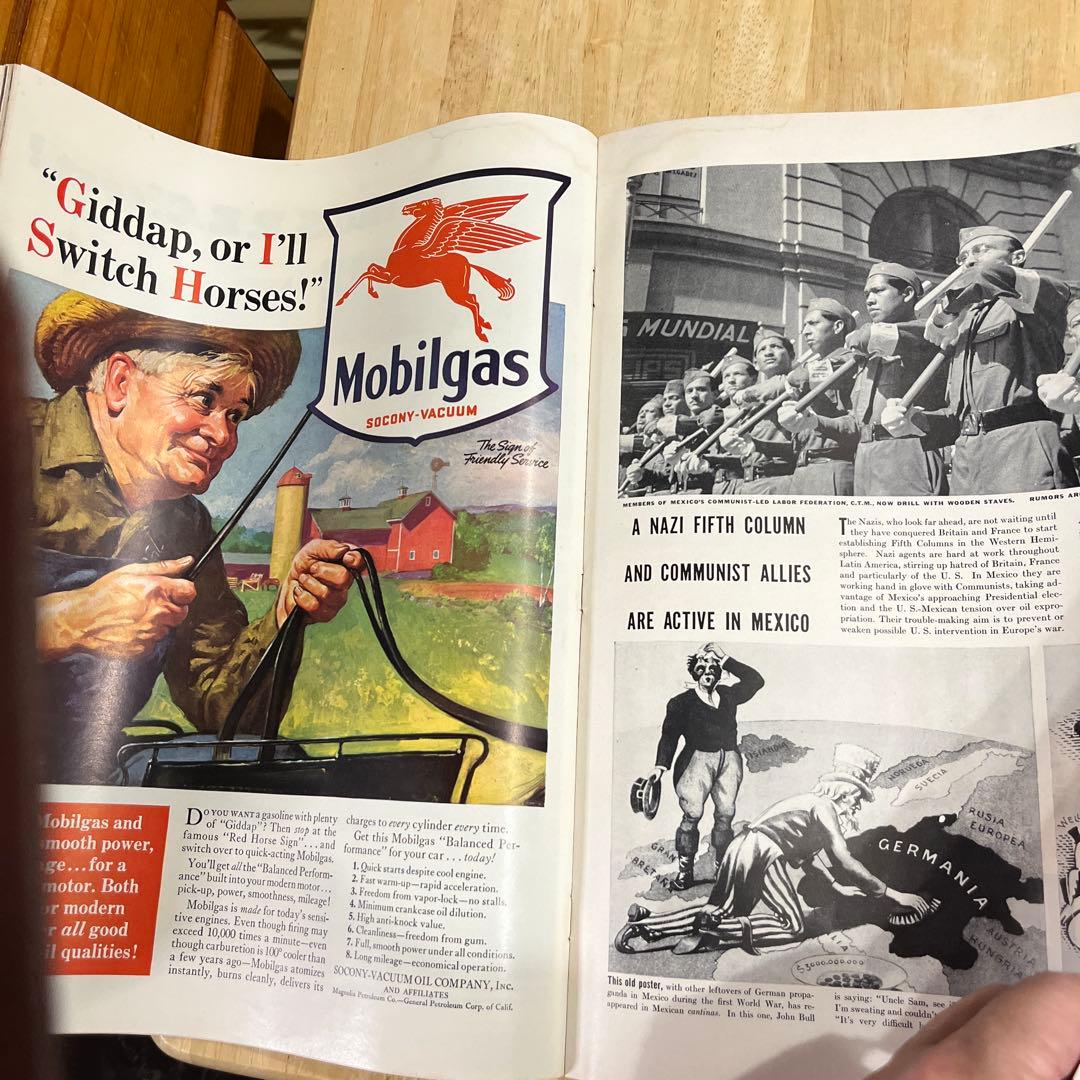 昭和天皇が表紙のライフマガジン 1940年発行