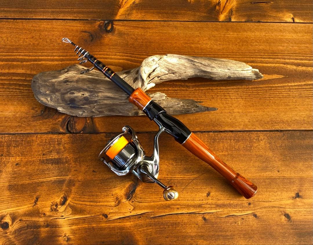 テレスコロッド　5ft3inch トラウトロッド　ルアーロッド　カスタムロッド