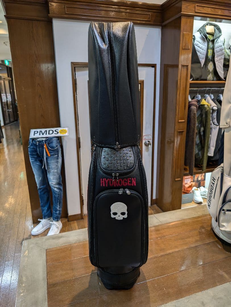 あ*様 HYDROGEN スカルデザイン キャディバッグ