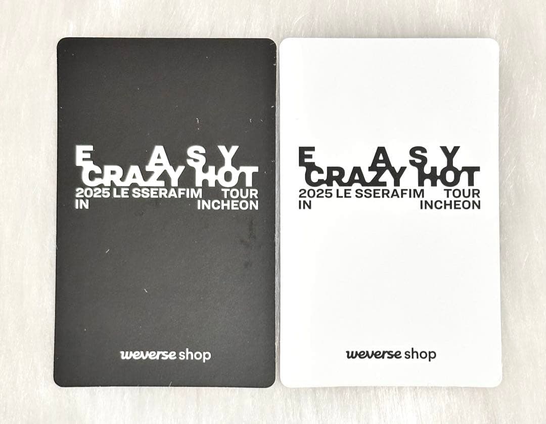 LE SSERAFIM ルセラフィム ウンチェ 仁川 会場限定 トレカ A,B
