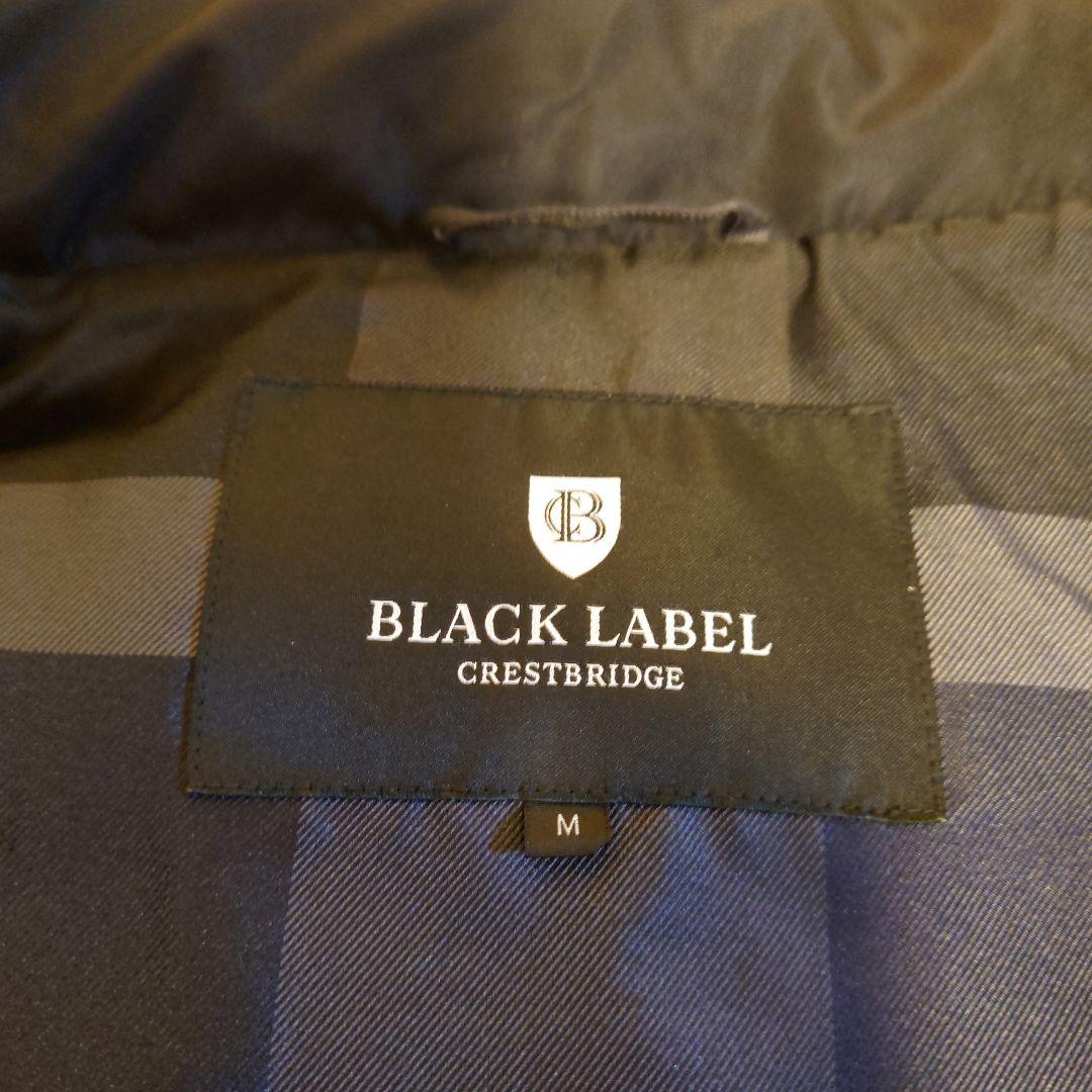 【美品】　BLACK LABEL CRESTBRIDGE　ダウンベスト　黒　M