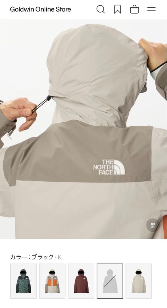 ゆ*ん様 THE NORTH FACE スノーウェア 試着のみ L ブラック