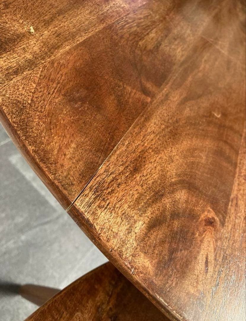 ZARA  ベベルウッド サイドテーブル ネストテーブル ローテーブル