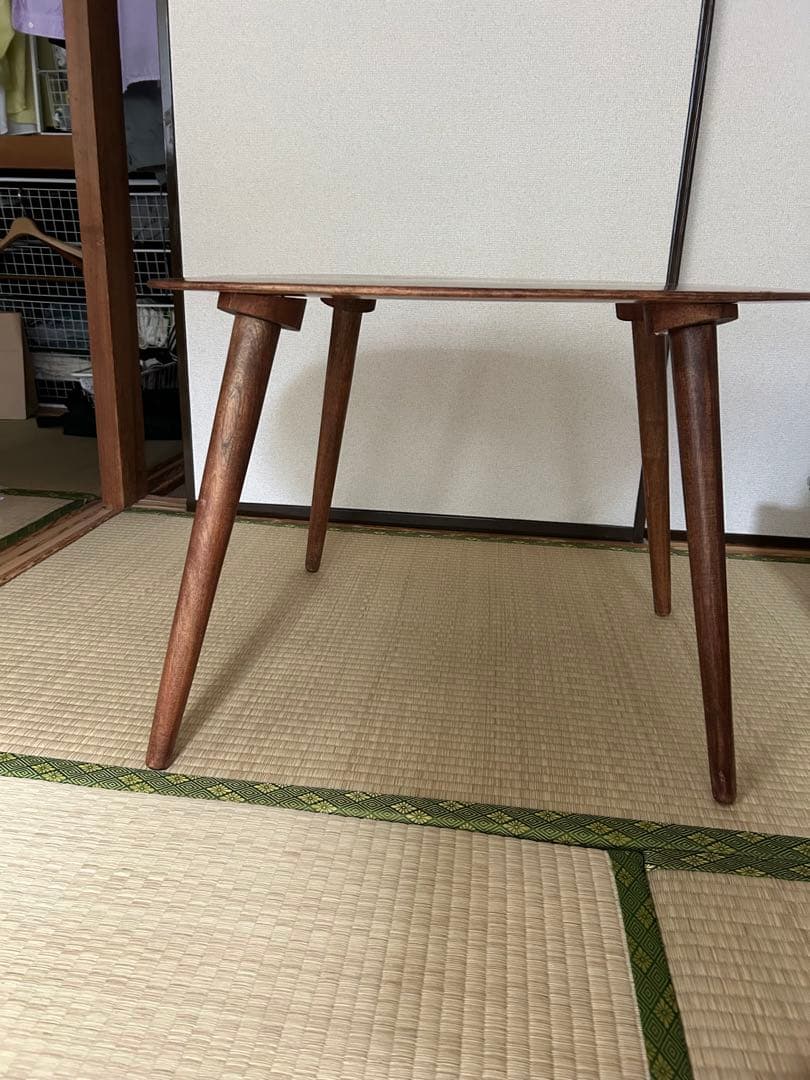 ZARA  ベベルウッド サイドテーブル ネストテーブル ローテーブル