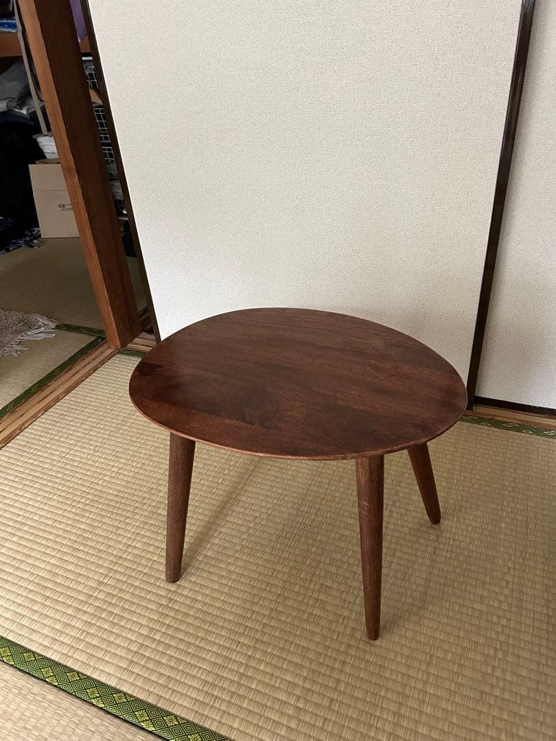 ZARA  ベベルウッド サイドテーブル ネストテーブル ローテーブル