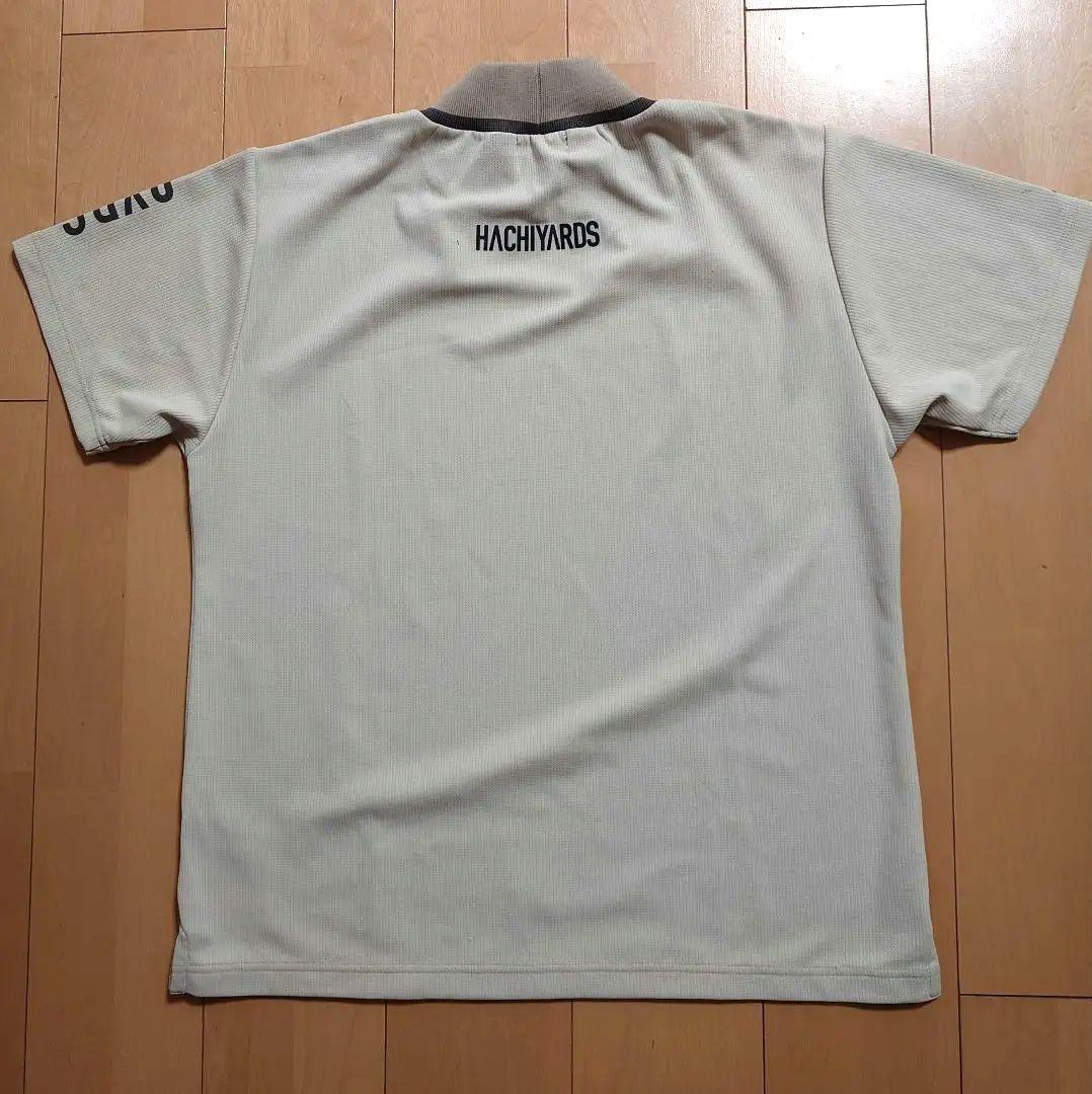 8yards ハチヤーズ 8ヤーズ ゴルフ 半袖 モックネック ラテ 2XL