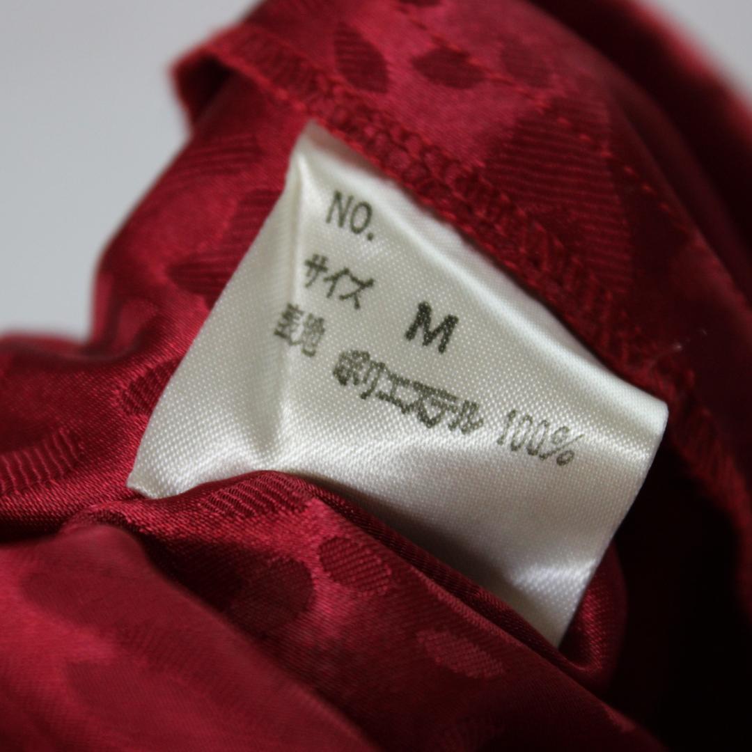 【美品 社交ダンス衣装】上下セット レッスンウェア 練習着 赤 レッド プリーツ