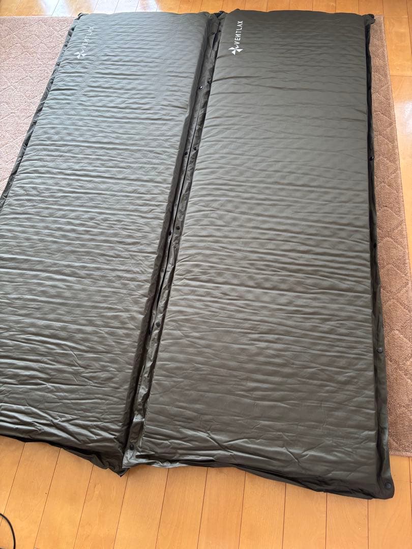 VENTLAX キャンプマット エアーマット インフレーターマット２枚セット