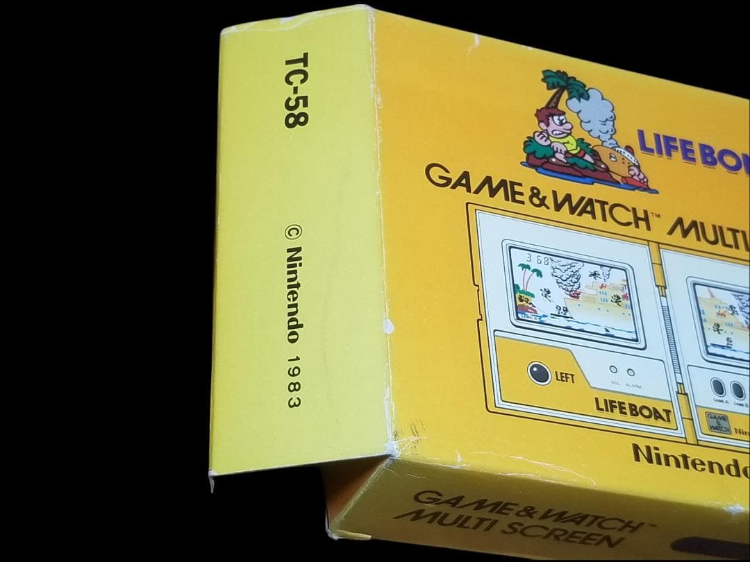 マ*0様 ⭐未使用⭐任天堂 ゲームウォッチ ライフボート TC-58 箱にキズあ