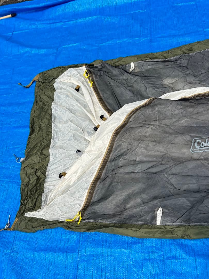 【美品】コールマン ツーリングドームST オリーブ/サンド