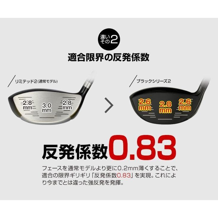 ・新品 マキシマックス ブラックⅡ ルール適合内高反発加工V-spec α-Ⅳ