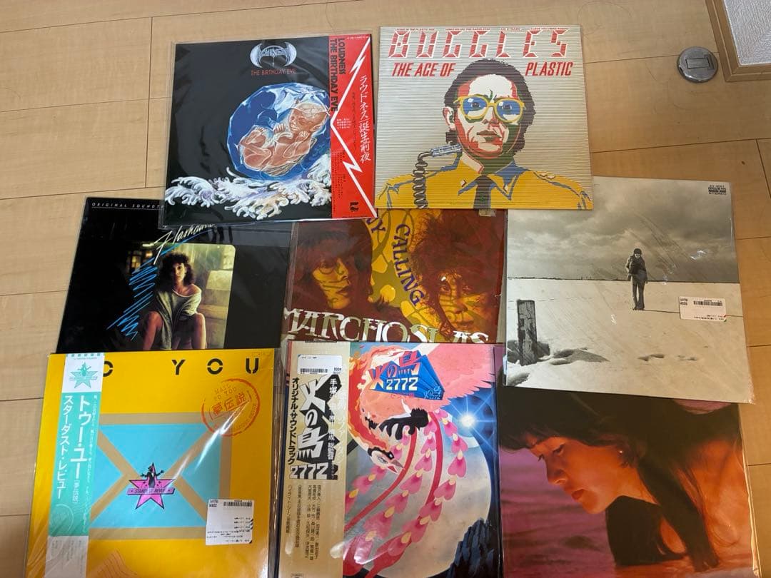 レコード40枚以上＋レコードプレイヤー【ハイロウズ、ブルーハーツ、スピッツなど】