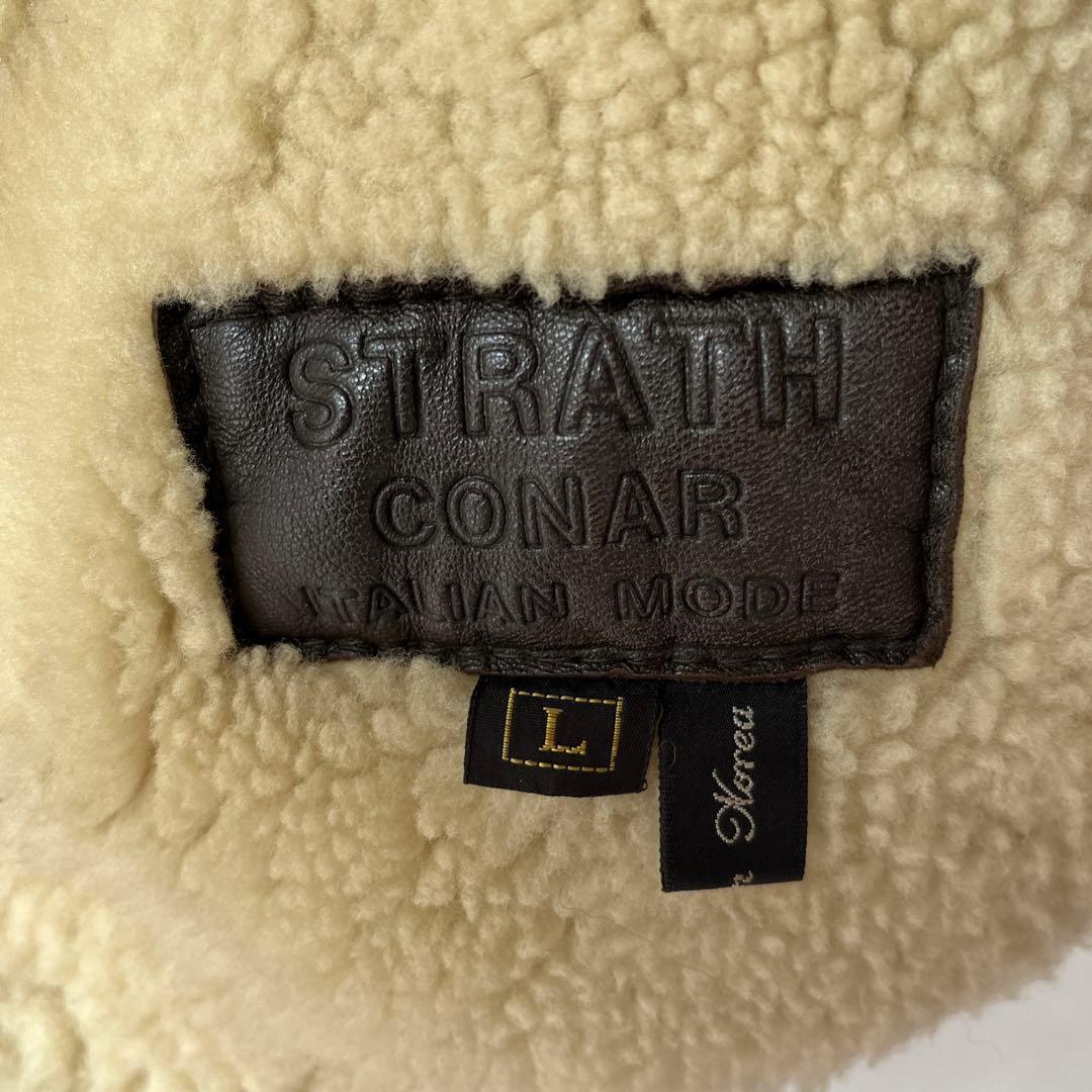 フライトジャケット B3 ボア 羊革 シープスキン ムートンジャケット サイズL