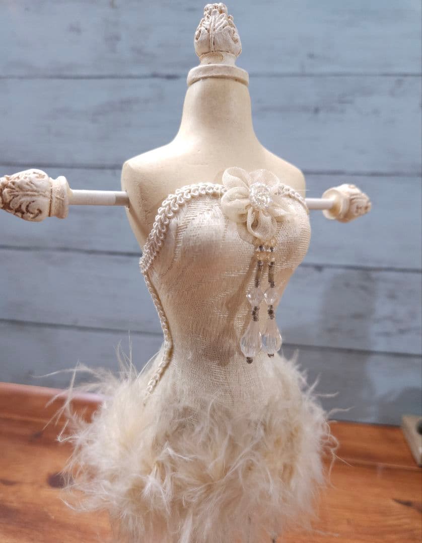 フランス ヴィンテージ トルソー型 アクセサリースタンド バレリーナ 人形