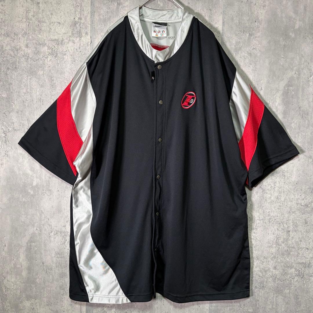 希少 アイバーソン 刺繍 ウォームアップ ジャージ 半袖 Reebok