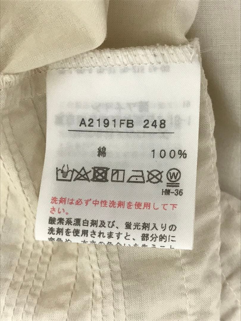 ピンクハウス　コットンブラウス　フリル　リボン　アイボリー