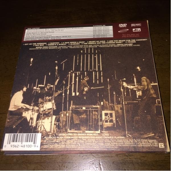 dts Surround！DVD-AUDIO！ニール・ヤング/HARVEST