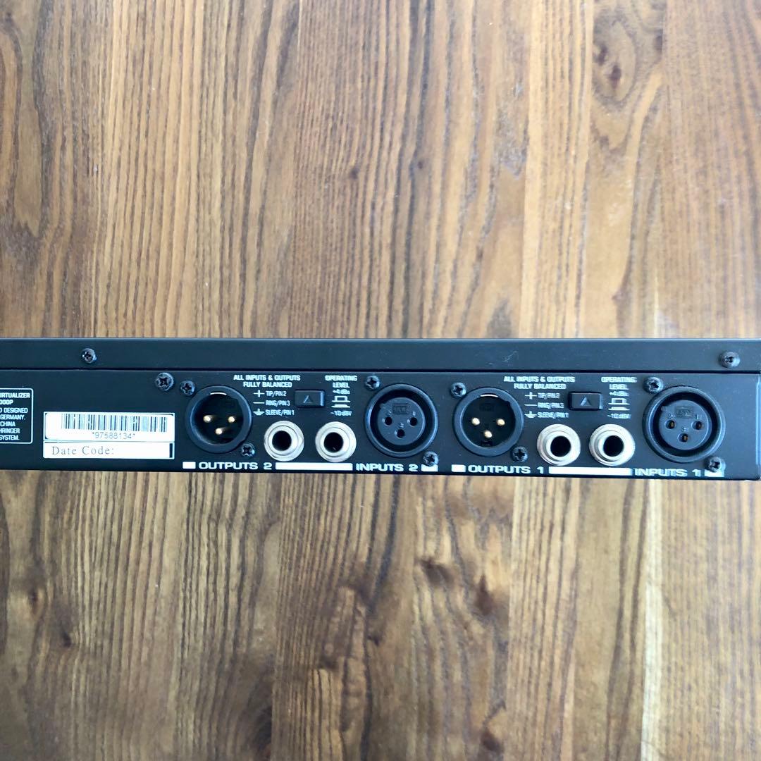 BEHRINGER｜DSP1000P VIRTUALIZER マルチエフェクター