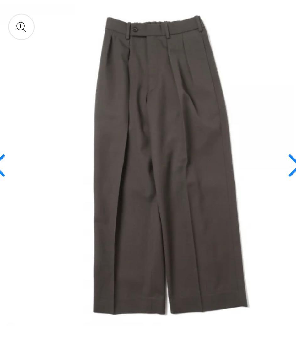 スーツ markaware DOUBLE PLEATED SURVIVALCLOTH