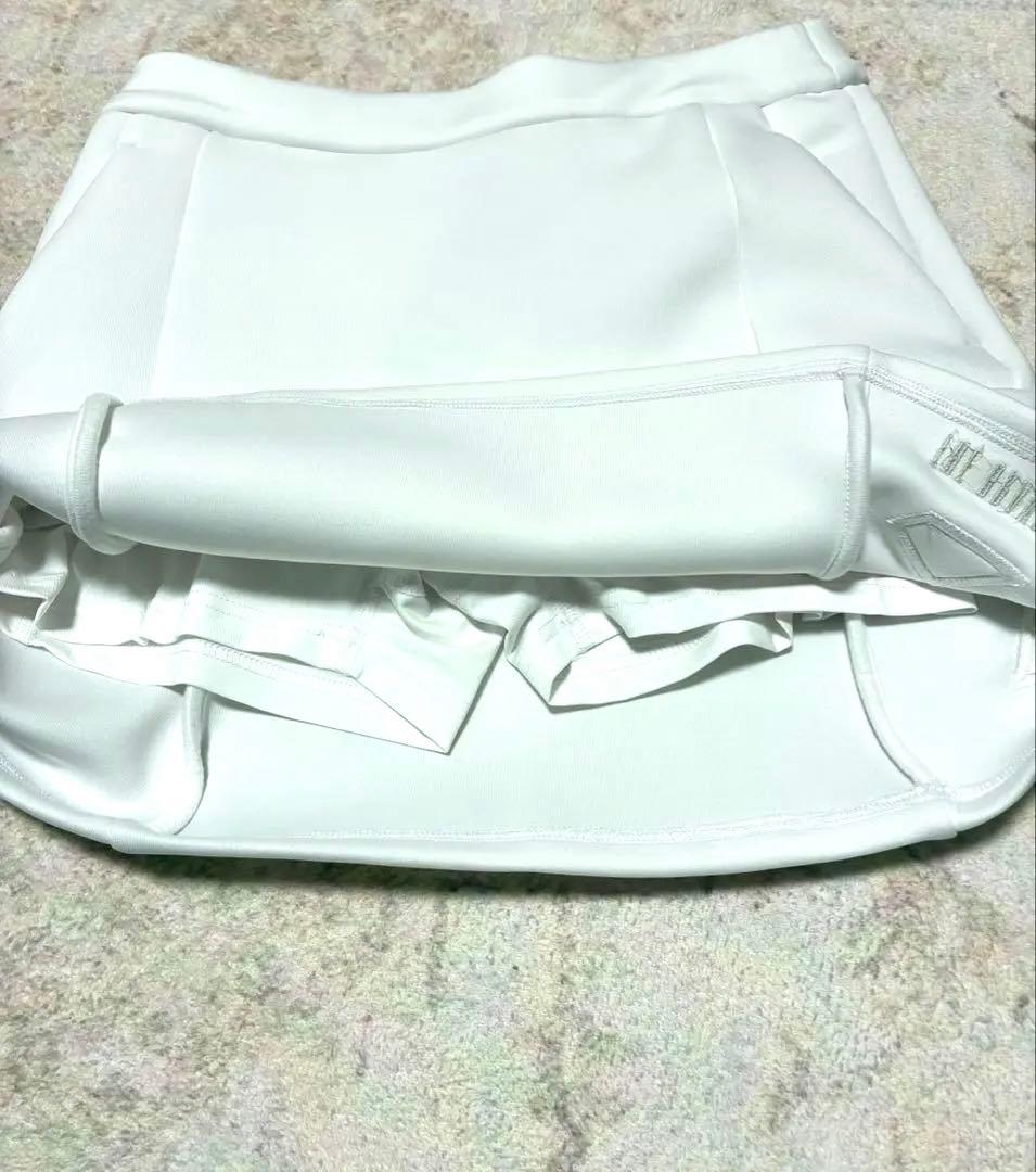 新品　M アディダスゴルフ ダンボールニット セットアップ バックロゴ　ホワイト