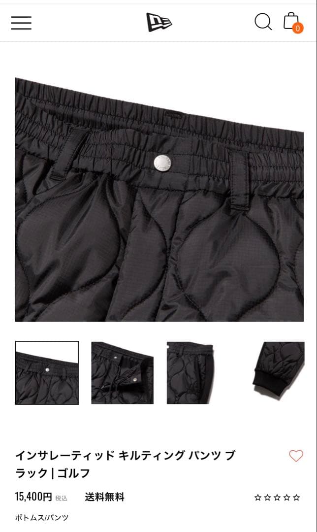 ニューエラ キルティングパンツ L