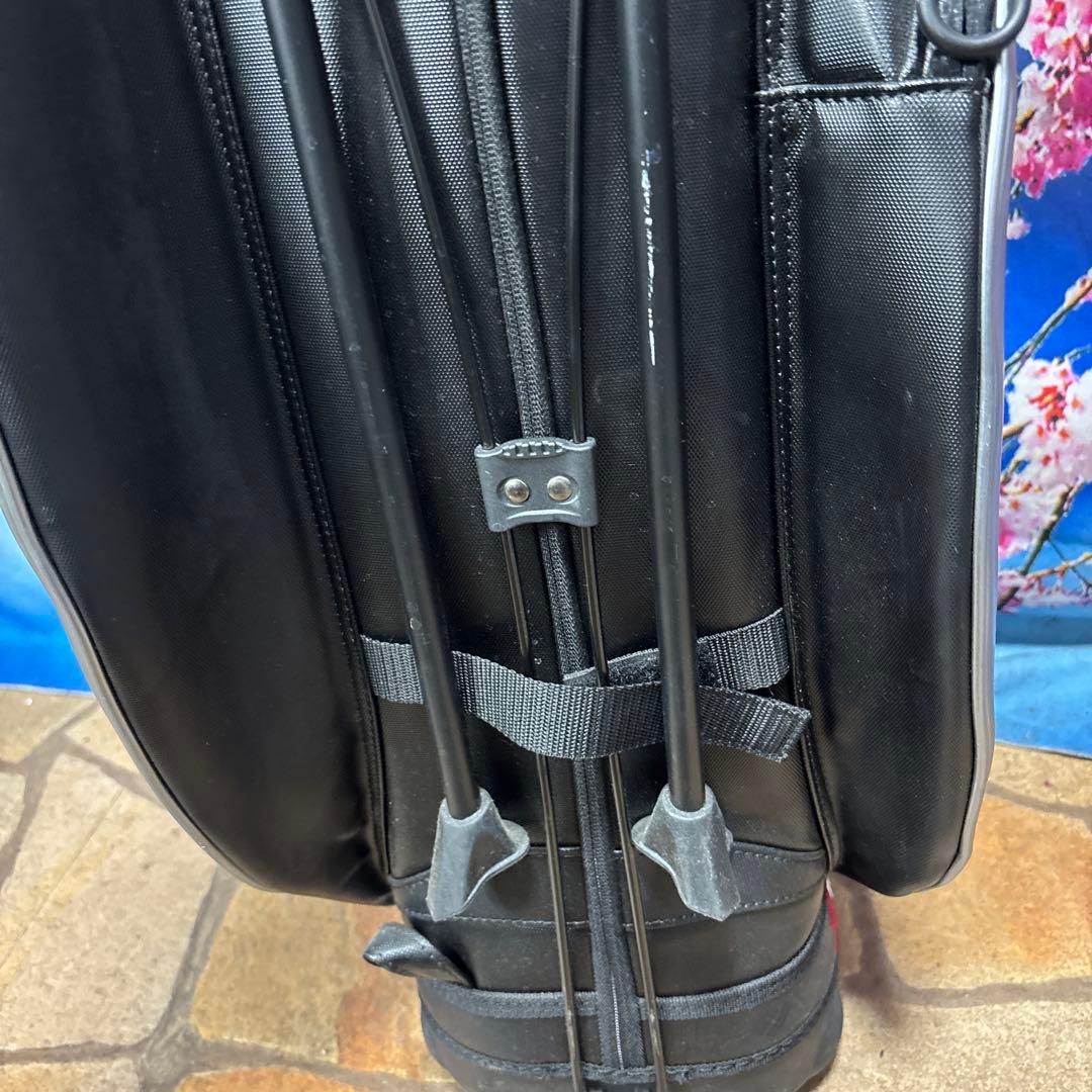 寶BX-1202 PRGR プロギア スタンド式 キャディバッグ ブラック