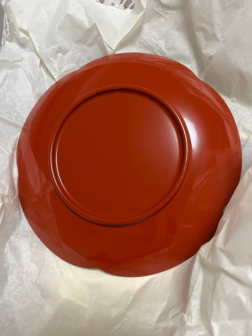 本漆塗り　福梅皿　漆器のアソベ　5枚セット未使用！