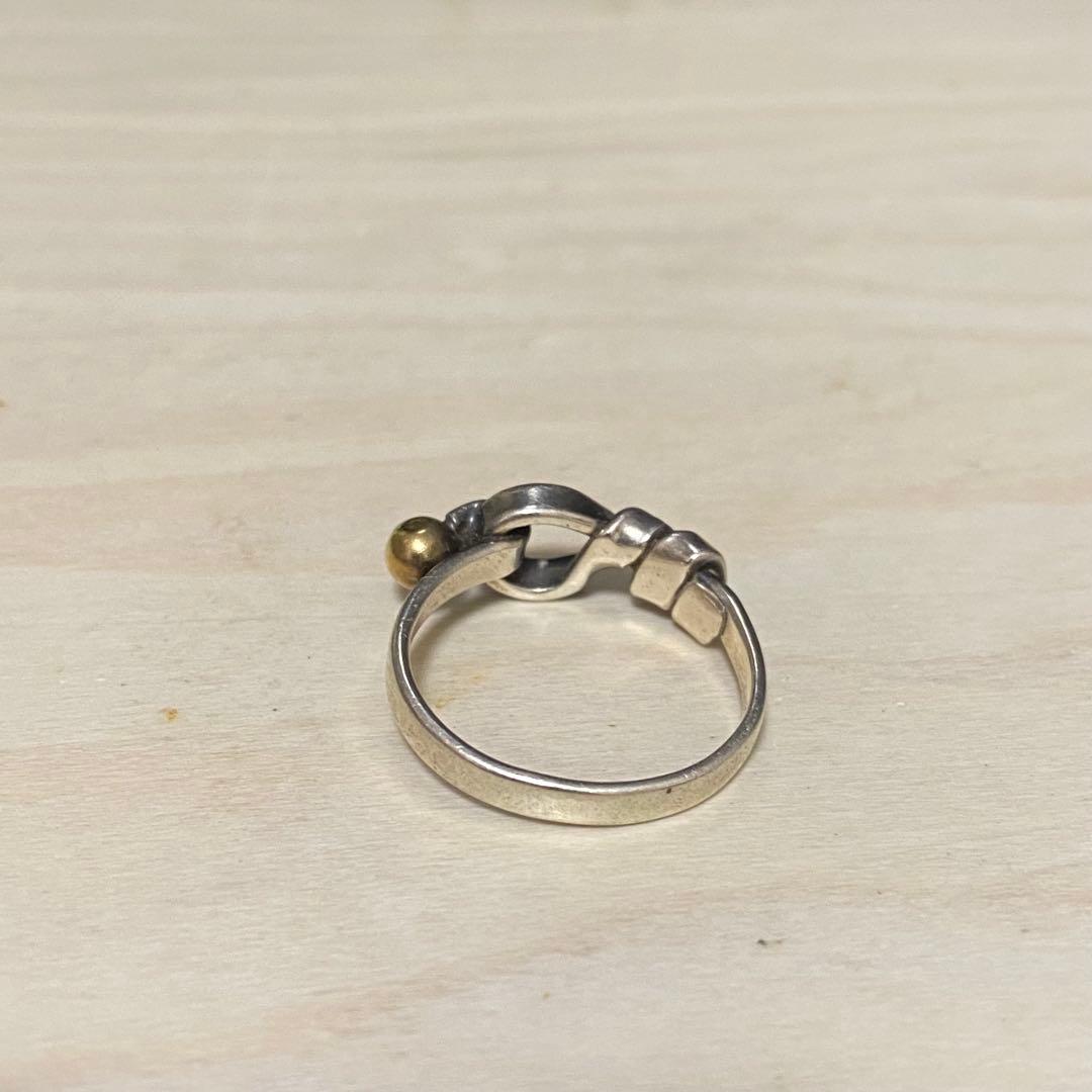 オールドティファニー 925/720フック&アイ リング