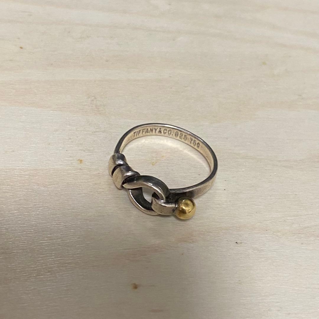 オールドティファニー 925/720フック&アイ リング