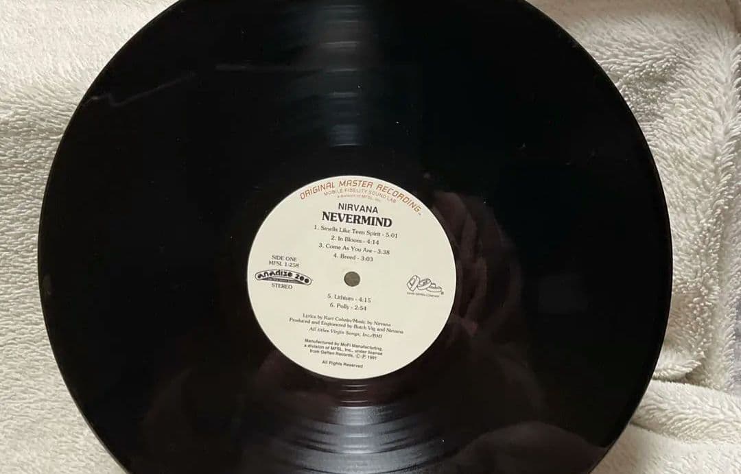 Nirvana Nevermind 特別版 レコード