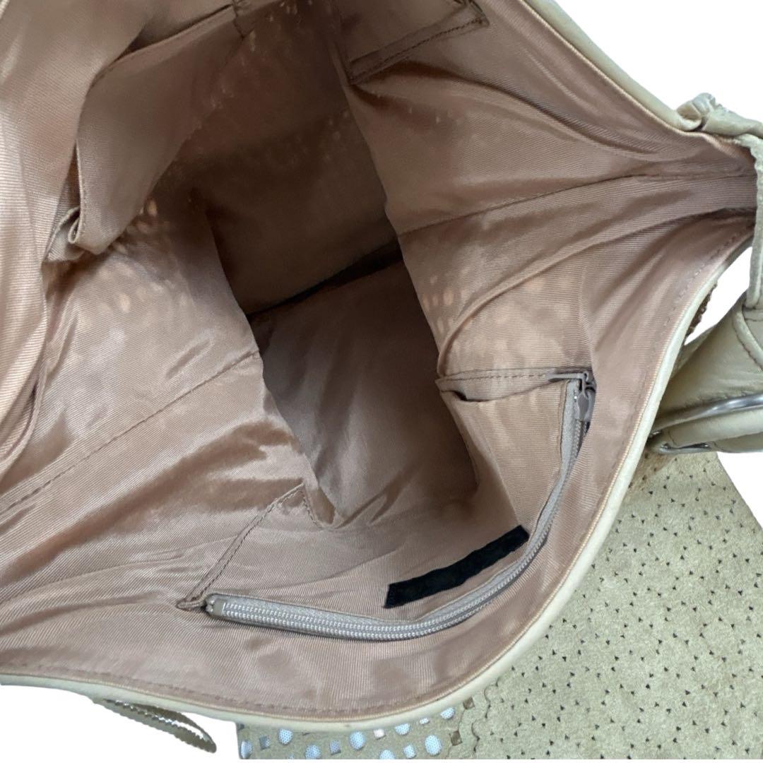 JEAN PAUL GAULTIER ショルダーバッグ 本革 フリンジ