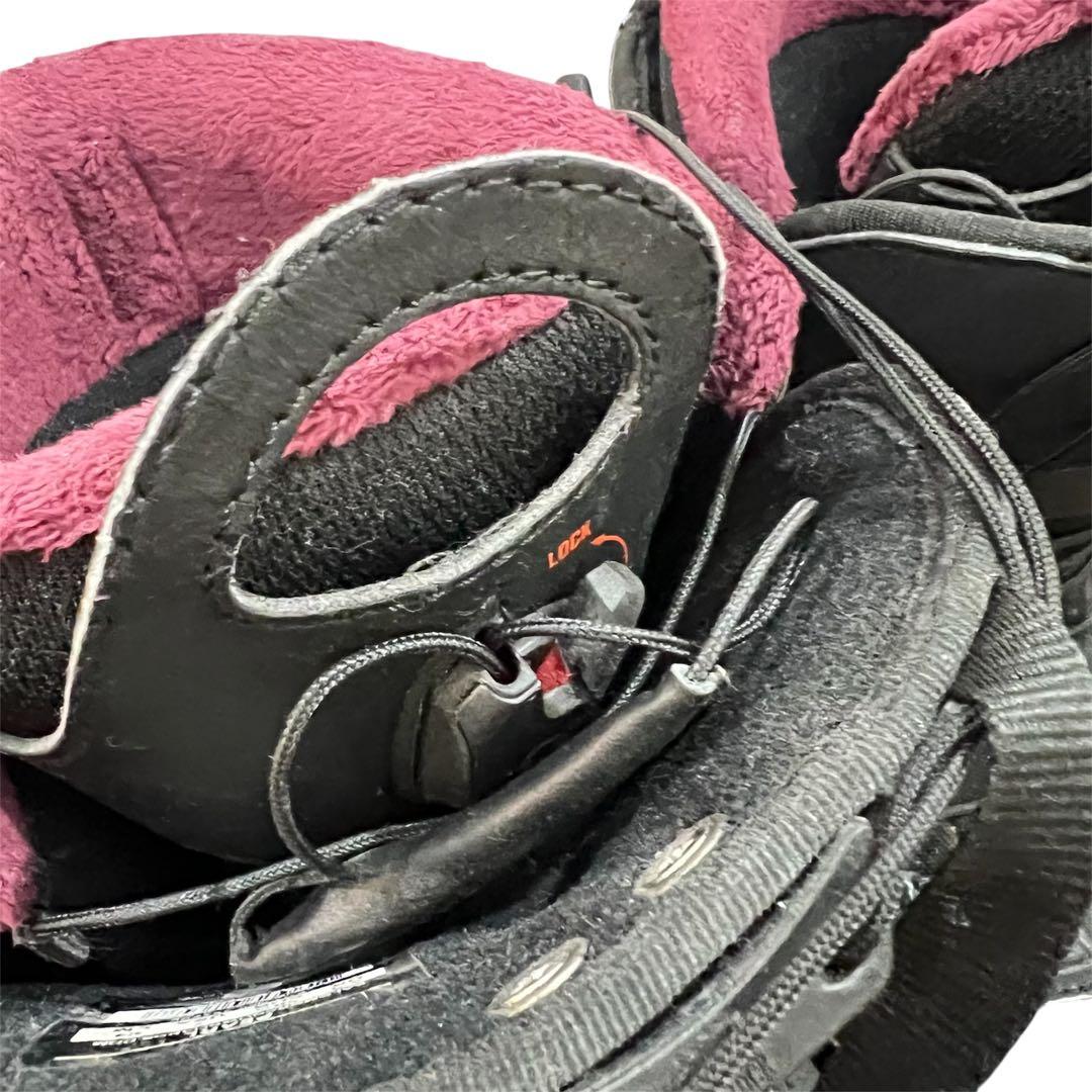 SALOMON（サロモン）スノーボードブーツ 24cm ブラック スノボー