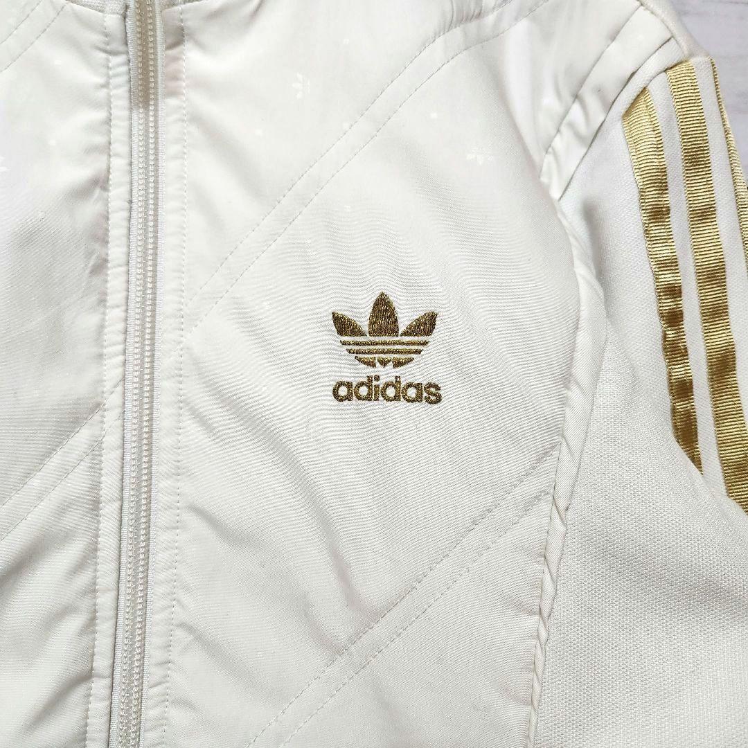 adidas アディダス トラックジャケット トレフォイル メンズS 韓国 白