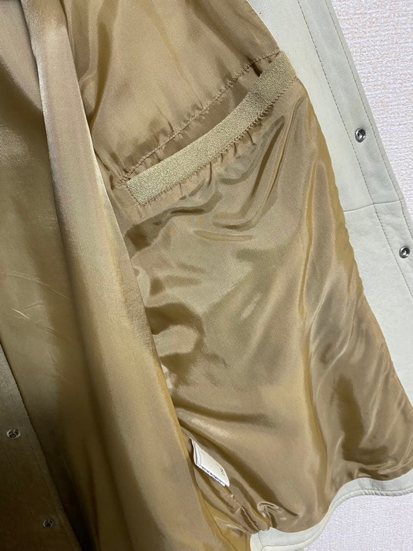 ロンハーマン スウェードジャケット シャツ 牛革 ベージュ コンチョ